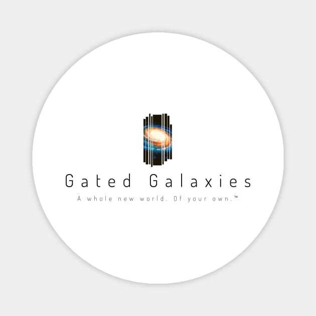 Gated Galaxies Logo (color) Magnet by Oz9